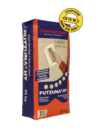 PUTZUNA® HY: WATERDICHTE PLEISTER