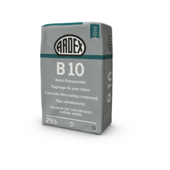 Ardex B10: Fijne betonpleiser