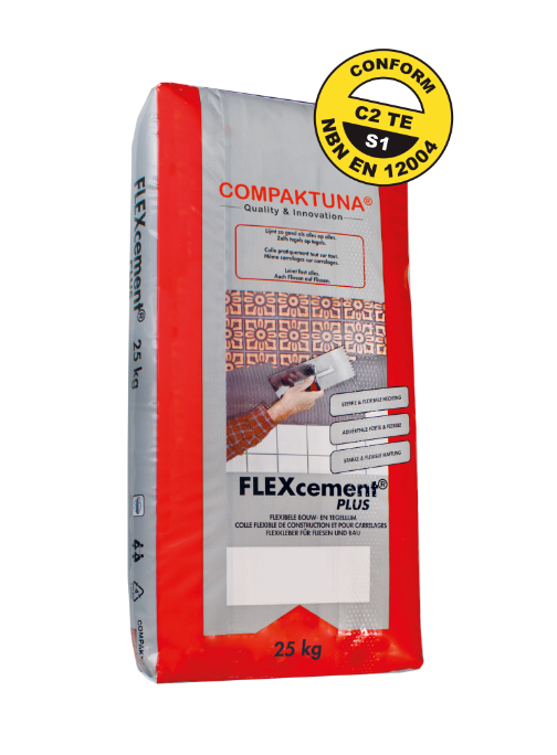 FLEXCEMENT® PLUS: FLEXIBELE BOUW- EN TEGELLIJM