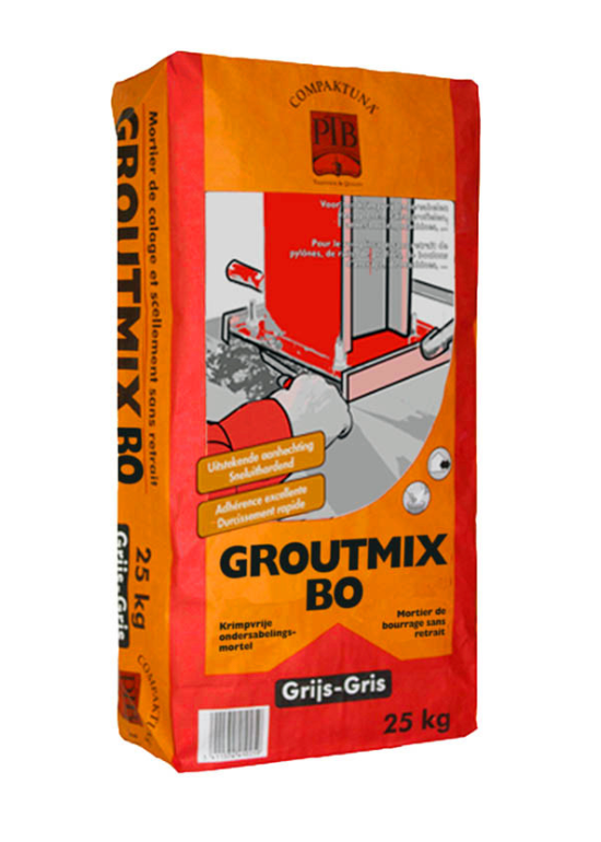 GROUTMIX BO: KRIMPVRIJE ONDERSABELINGSMORTEL