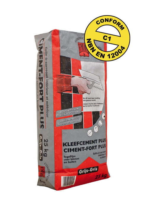 KLEEFCEMENT PLUS: TEGELLIJM VOOR BINNEN EN BUITEN