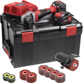 FLEX BME 18.0-EC 5.0/set + BS 50 + toebehoren – Accu-basismotor TRINOXFLEX 18,0 V in set
