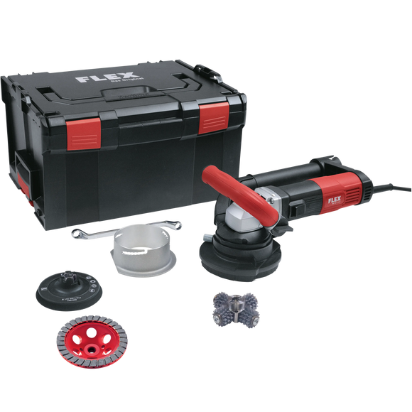 FLEX RE 16-5 115 set freeskop spits + Turbo-Jet II – RETECFLEX, de universele machine voor saneren, renoveren en moderniseren