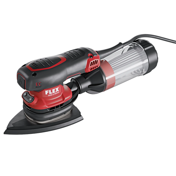 FLEX ODE 2-100 EC – Compacte deltaschuurmachine met toerentalregeling