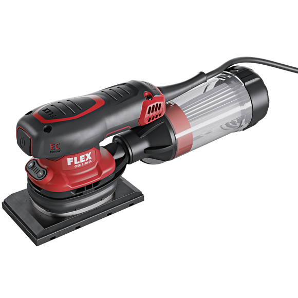 FLEX OSE 2-80 EC – Compacte vlakschuurmachine met toerentalregeling