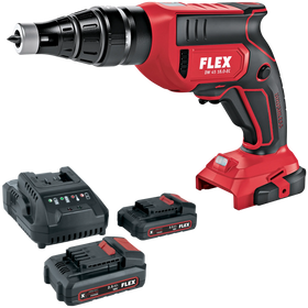 FLEX DW 45 18.0-EC C + P-Set 22 Q – Accu-droogbouwschroever 18,0 V