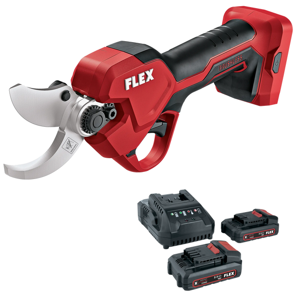 FLEX GPS 35 + P-Set 22 Q – Accu-snoeischaar 18 V
