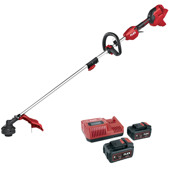 FLEX GLT 35 + P-Set 55 R – Accu-grastrimmer 18 V