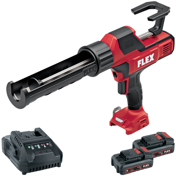 FLEX CG 310 18 C + P-Set 22 Q – Accu-kitspuit 18 V