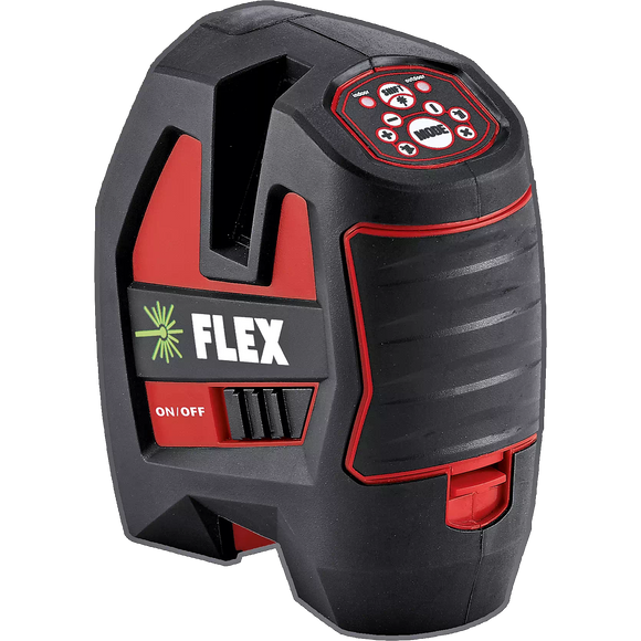 FLEX ALC 3/1-G/R – Zelfnivellerende kruislijnlaser met ontvangermodus