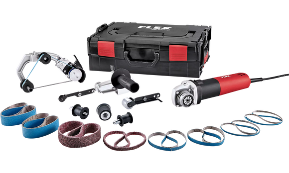 FLEX BRE 8-4 INOX Set – Rondschuurmachine en bandvijl TRINOXFLEX in set