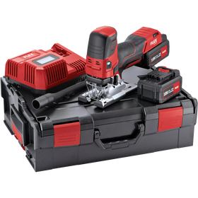 FLEX JS 18.0-EC/5.0 Set – Accu-decoupeerzaag 18,0 V
