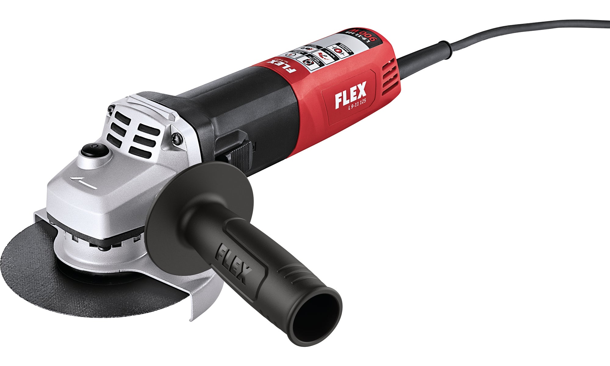 FLEX LE 9-11 125 900 Watt haakse slijper, universeel bruikbaar, 125 mm