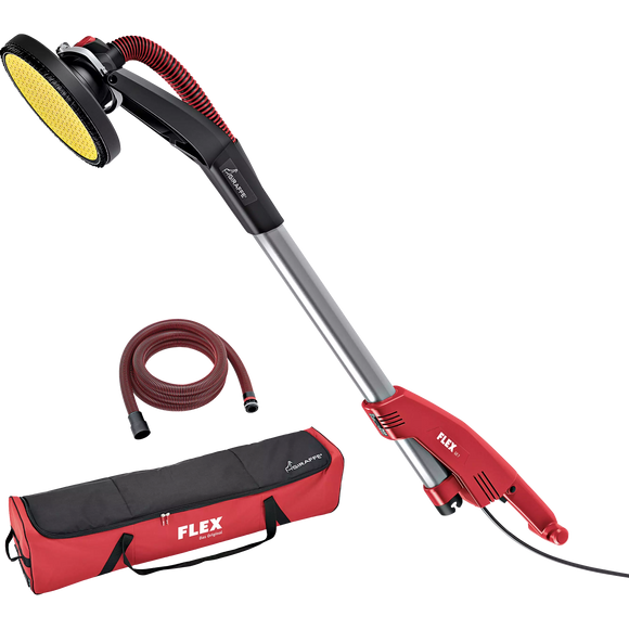 FLEX GE 7 + MH-X + SH – Wand- en plafondschuurmachine Giraffe® met wisselkopsysteem