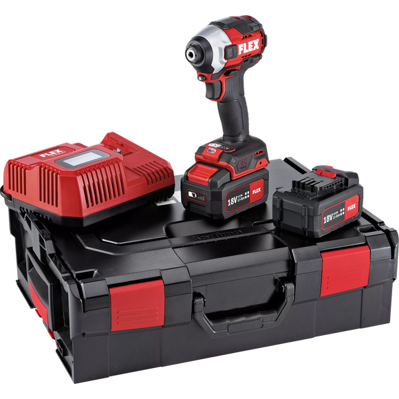 FLEX ID 1/4" 18.0-EC HD/5.0 Set – Accuslagschroefmachine 18,0 V met bituitworp