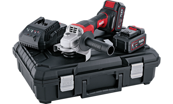 FLEX L 125 18.0-EC LD/5.0 Set – Haakse accuslijper 18,0 V Light Duty, 125 mm