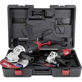 FLEX L 2200 230 + L 850 125 Set – 2200/850 watt haakse slijper, 230/125 mm
