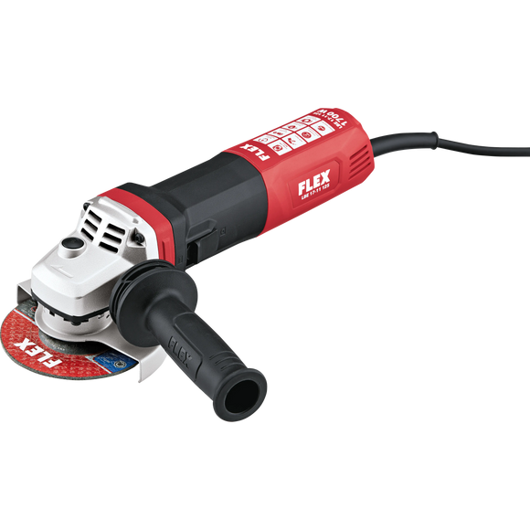 FLEX LBE 17-11 125 – 1700 Watt haakse slijper met variabel toerental en rem, 125 mm