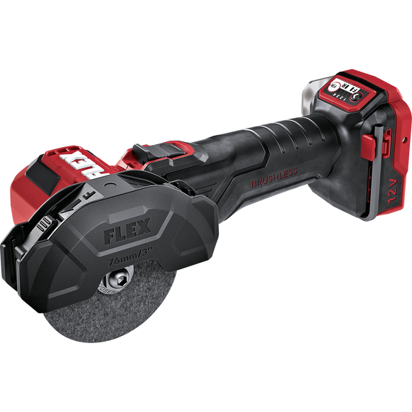 FLEX LBE 76 12-EC C – Accu-mini-haakse slijper 12 V, 76 mm