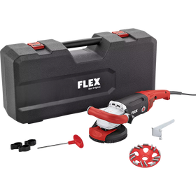 FLEX LD 18-7 125 R, Kit E-Jet – Krachtige 1750 Watt betonschuurder voor naadloos schuren, 125 mm