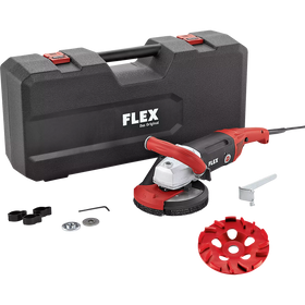 FLEX LD 18-7 150 R, Kit E-Jet – Krachtige 1750 Watt betonschuurder voor naadloos schuren, 150 mm