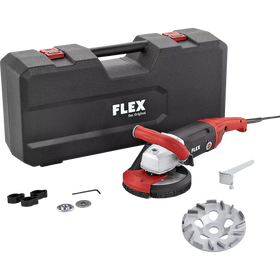 FLEX LD 18-7 150 R, Kit TH-Jet – Krachtige 1750 Watt betonschuurder voor naadloos schuren, 150 mm
