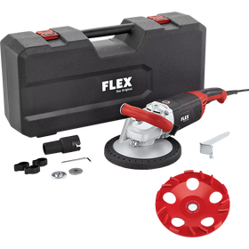 FLEX LD 24-6 180, Kit E-Jet – Betonschuurder 180 mm voor grote oppervlakken