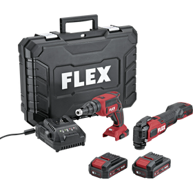 FLEX DW 45+MT 18-EC TC/2.5 Set – DUOpack accu-droogbouwschroevendraaier + accu-multitool 18 V