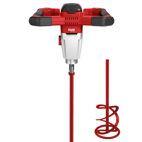 FLEX MXE 18.0 EC + HP2 120 – 2-snelheden accu mengmachine met 3-traps toerentalschakelaar 18,0 V