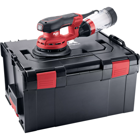 FLEX ORE 5-150 EC Set – Sterke excentrische schuurmachine met toerentalregeling, 150 mm