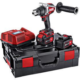 FLEX PD 2G 18.0-EC-HD/5.0 Set – 2 snelheden accu klopboorschroever 18,0 V met Turbo modus