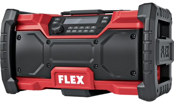 FLEX RD 12/18/230 – Digitale accu-bouwplaatsradio 12 / 18 V