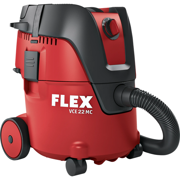 FLEX VCE 22 L MC 2x18.0 – Accu-veiligheidsstofzuiger 18 V met handmatige filterreiniging, 20 l, klasse L