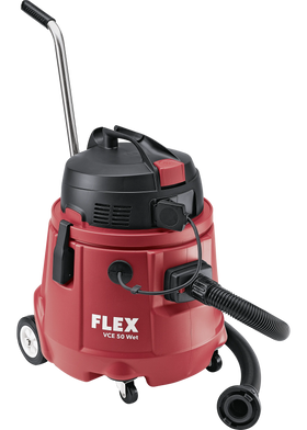 FLEX VCE 50 WET – Waterstofzuiger nat met geïntegreerde waterpomp, 50 l
