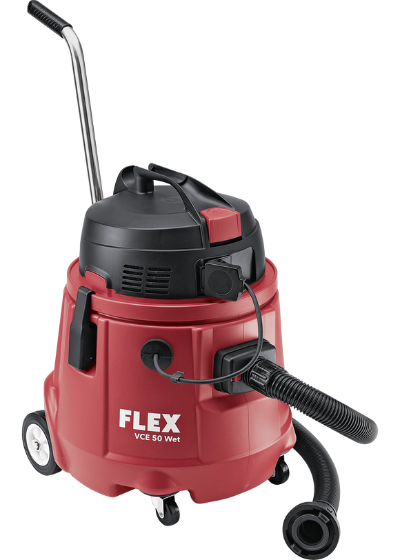 FLEX VCE 50 WET – Waterstofzuiger nat met geïntegreerde waterpomp, 50 l