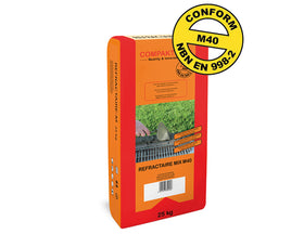 REFRACTAIRE MIX M40 25 kg Bruingrijs – COMPAKTUNA