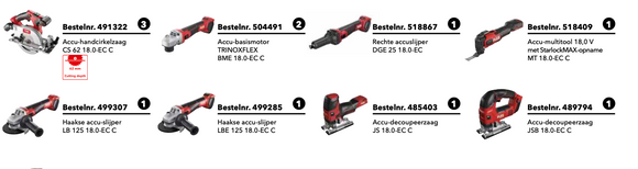 FLEX PACK 3 Machines naar keuze
