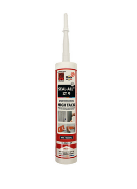 SEAL-ALL® XT 9 HIGH TACK: KRACHTIGE ELASTISCHE LIJMKIT MET HOGE AANVANGSKLEEFKRACHT