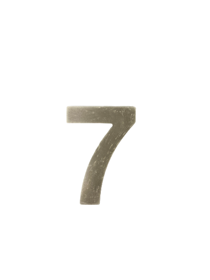 Huisnummer Beton 7 - Stijlvol en Duurzaam