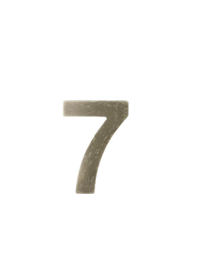 Huisnummer Beton 7 - Stijlvol en Duurzaam