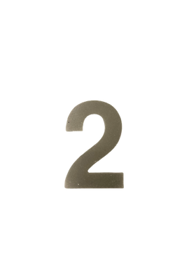 Huisnummer Beton 2 - Stijlvol en Duurzaam