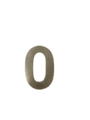 Huisnummer Beton 0 - Stijlvol en Duurzaam-1