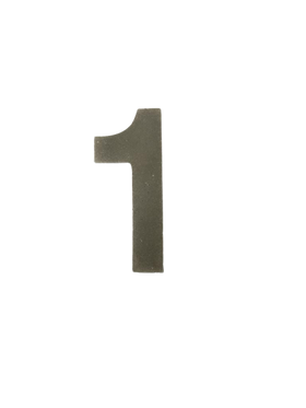 Huisnummer Beton 1 - Stijlvol en Duurzaam