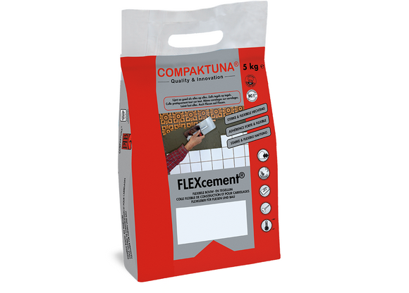 FLEXcement® 5 kg Grijs – COMPAKTUNA