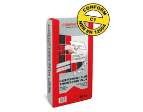 KLEEFCEMENT PLUS 25 kg Grijs – COMPAKTUNA