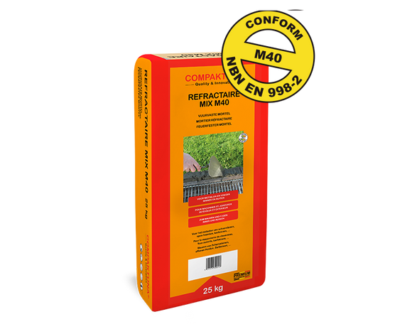 REFRACTAIRE MIX M40 – officiële COMPAKTUNA-productfoto